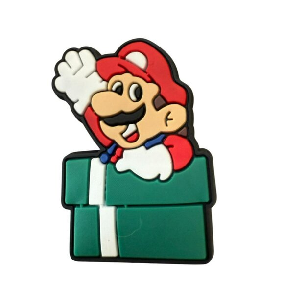 Super Mario Brothers, Mushrooms and Toad Croc Shoe Charms Set Of 3 - Picture 2 of 5